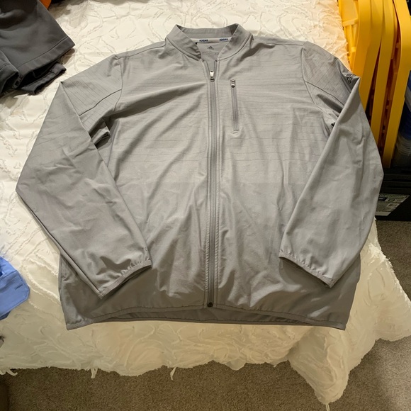 NWOT ADIDAS CLIMACOOL Athletic Jacket (Grey) - Picture 1 of 3